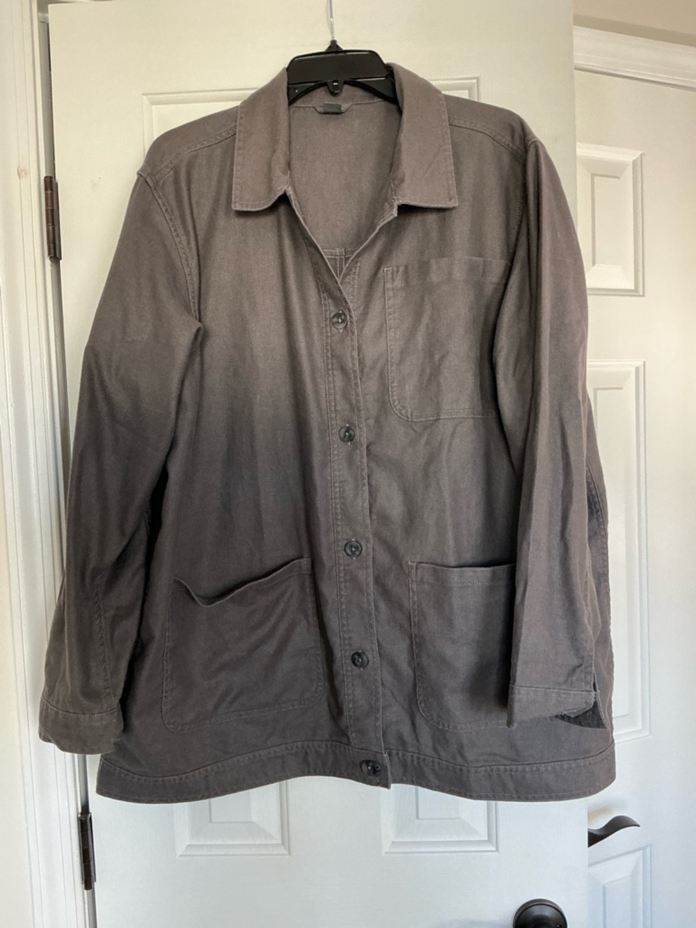 Eddie Bauer Gray Button-Up Jacket - image 1